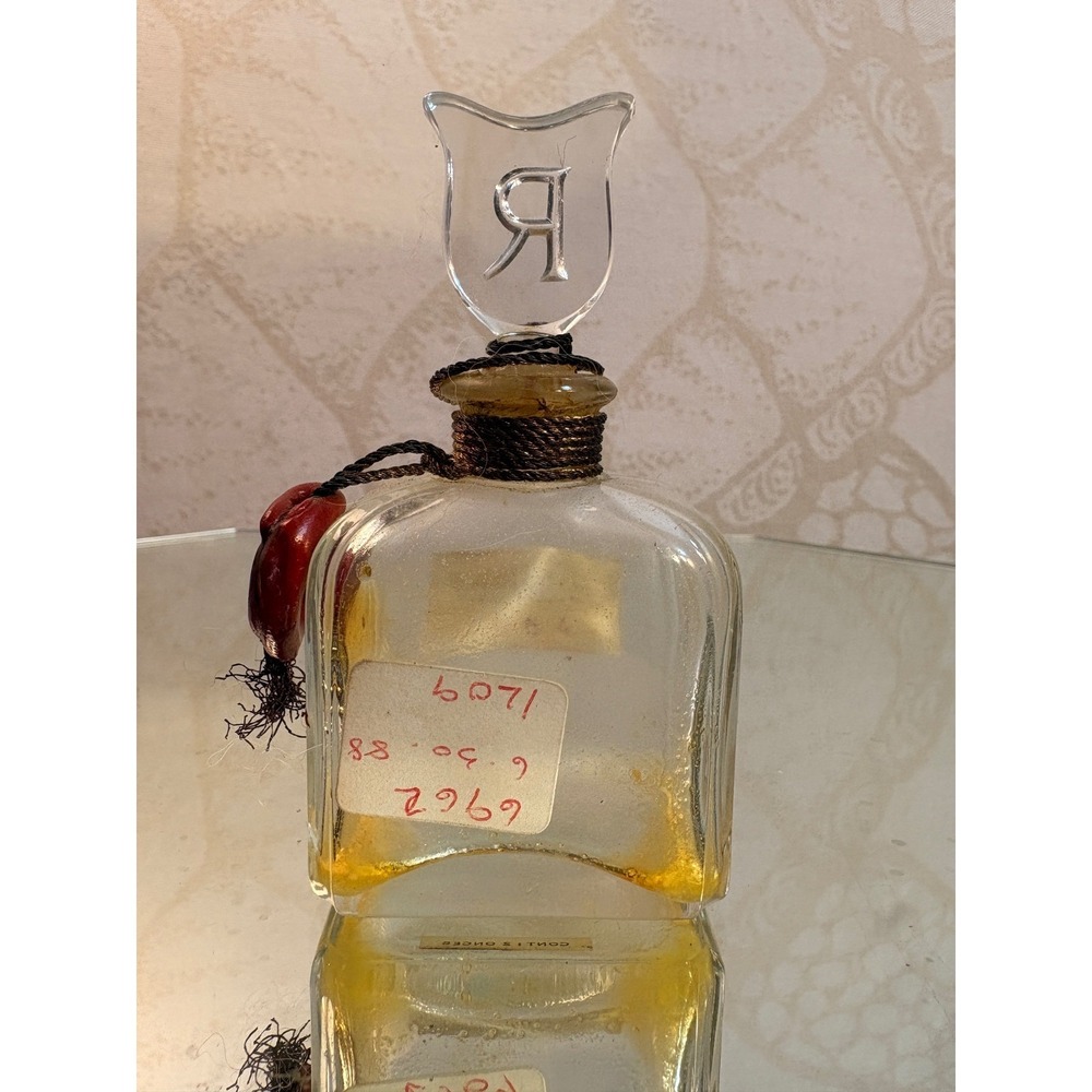 Replique Raphael Paris Glass Perfume Bottle with Stopper and Tassel 2 oz - Picture 2 of 4